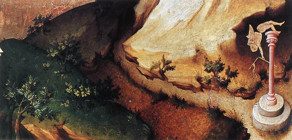 BROEDERLAM, Melchior The Flight into Egypt (detail)